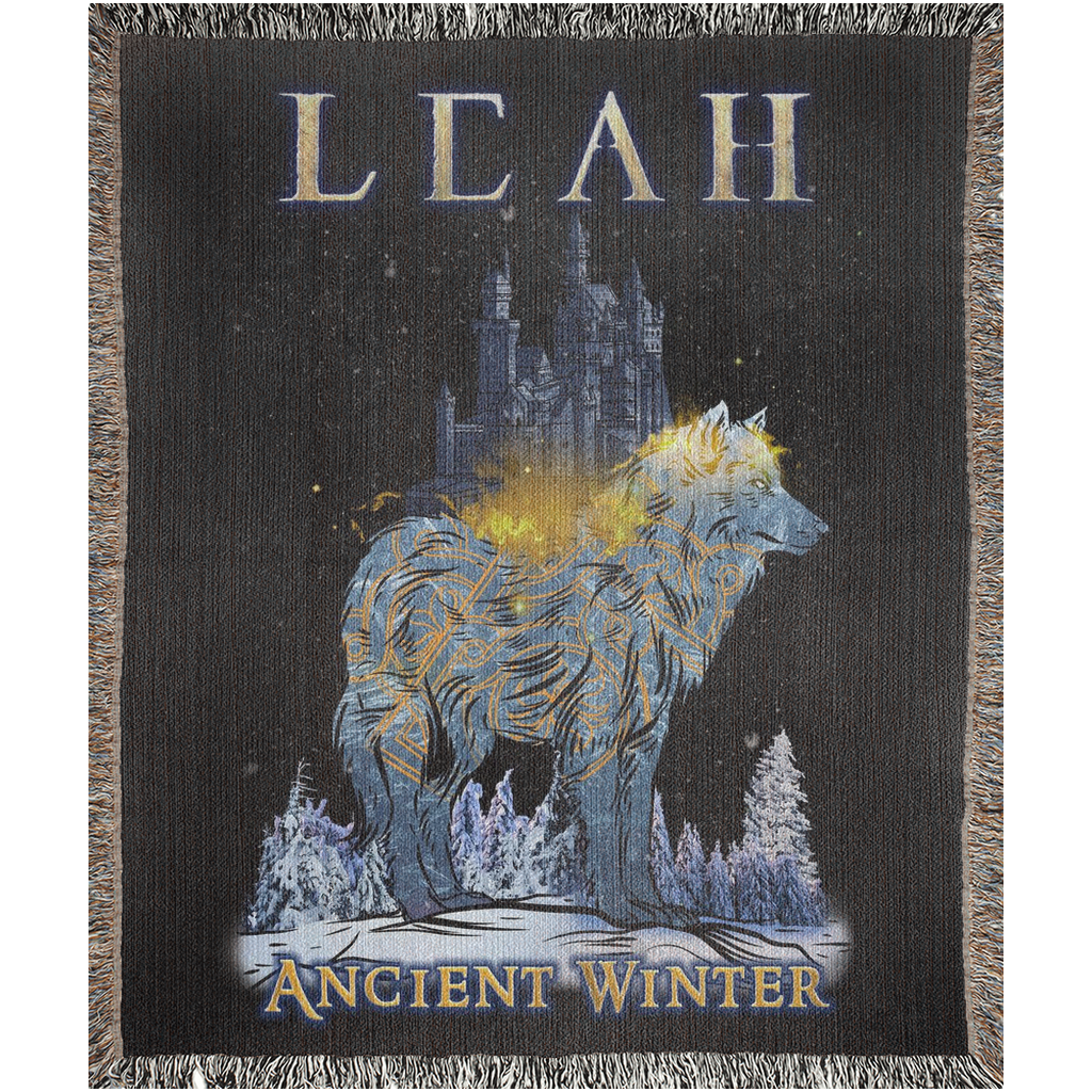 Ancient Winter - Wolf Woven Blanket