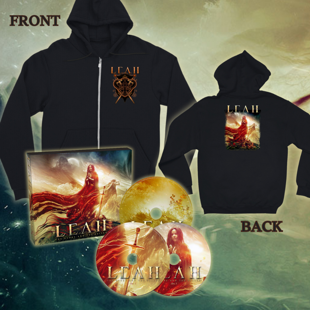 The Glory and the Fallen 3 Disc Digipak Double Sided Hoodie