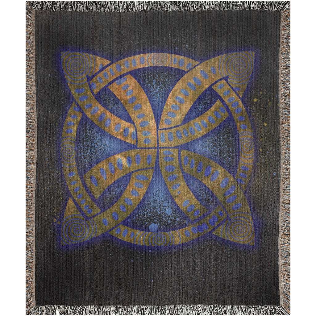 Ancient Winter - Celtic Knot Blanket