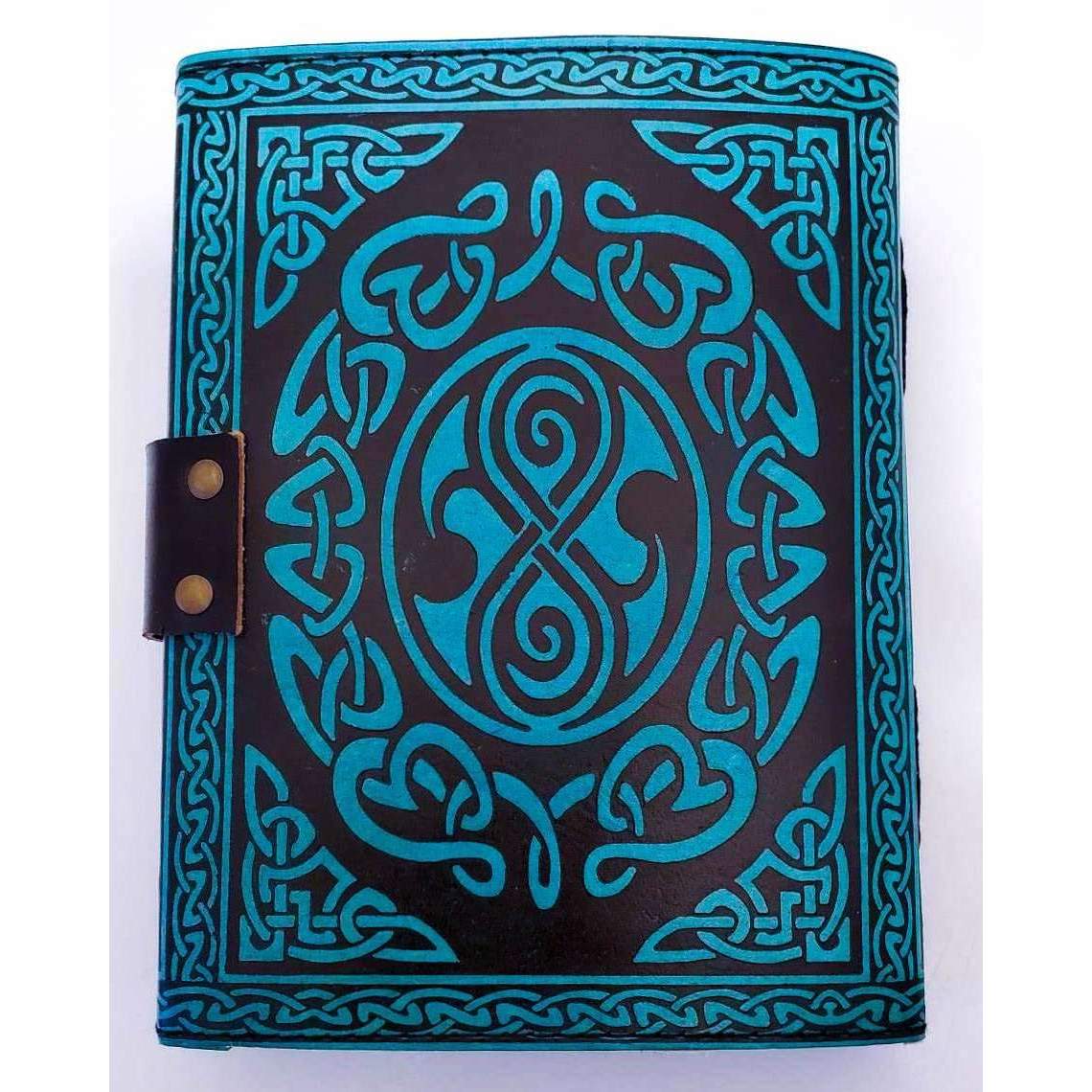 Teal Yggdrasil Handpainted Journal